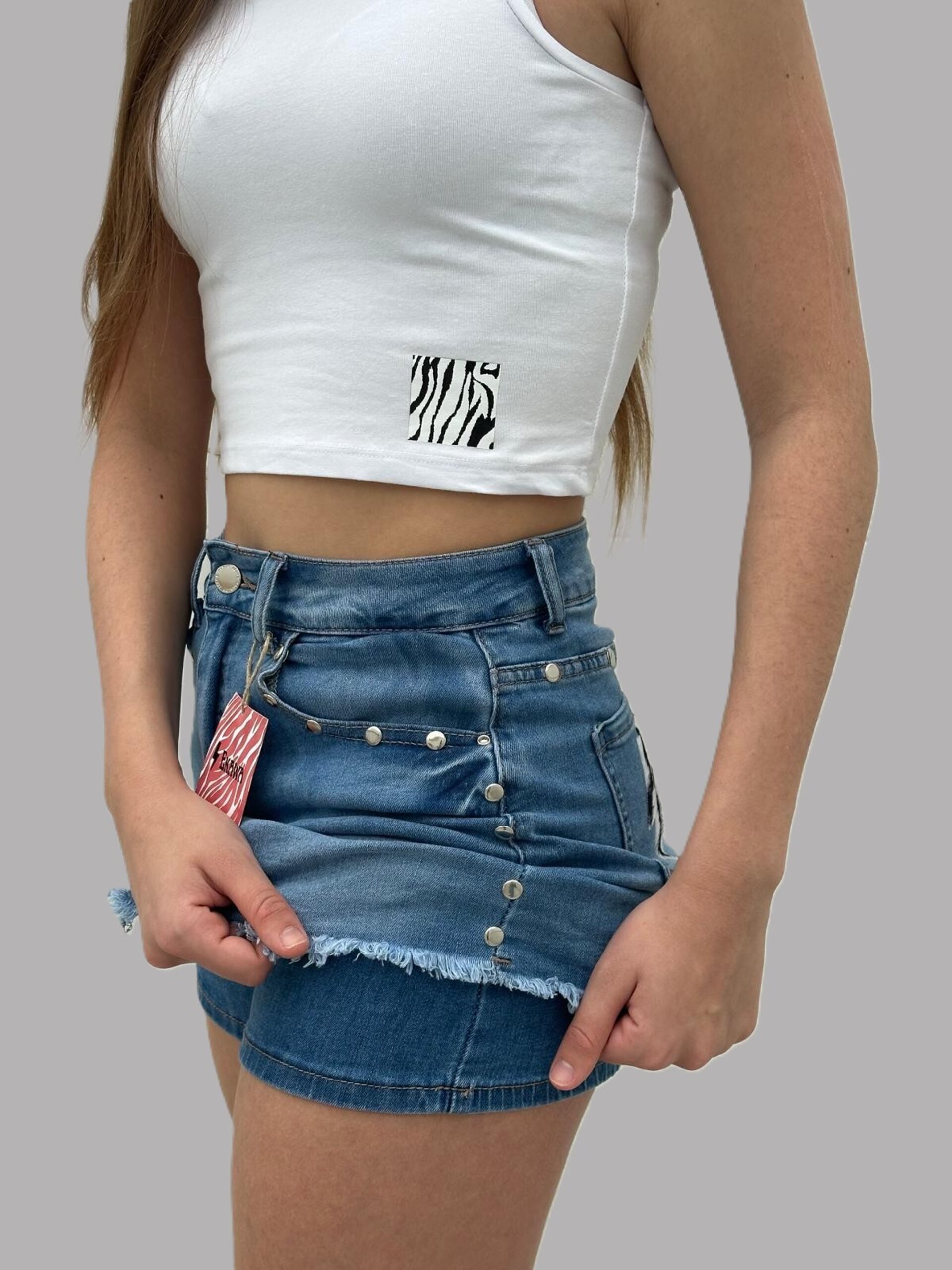 Short Falda zebra Nora (leer descripción de rayo)👇 - 5