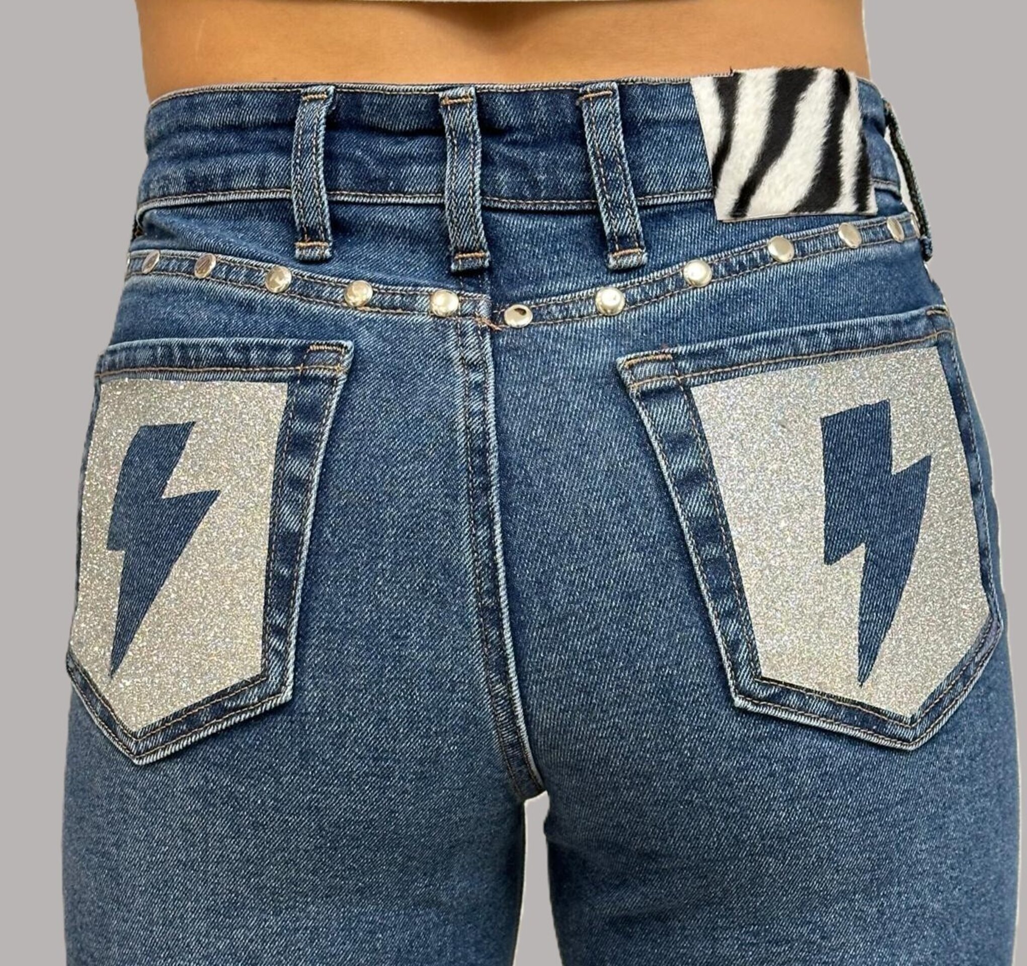 Jeans Zebra Glamm TIRO ALTO - 4