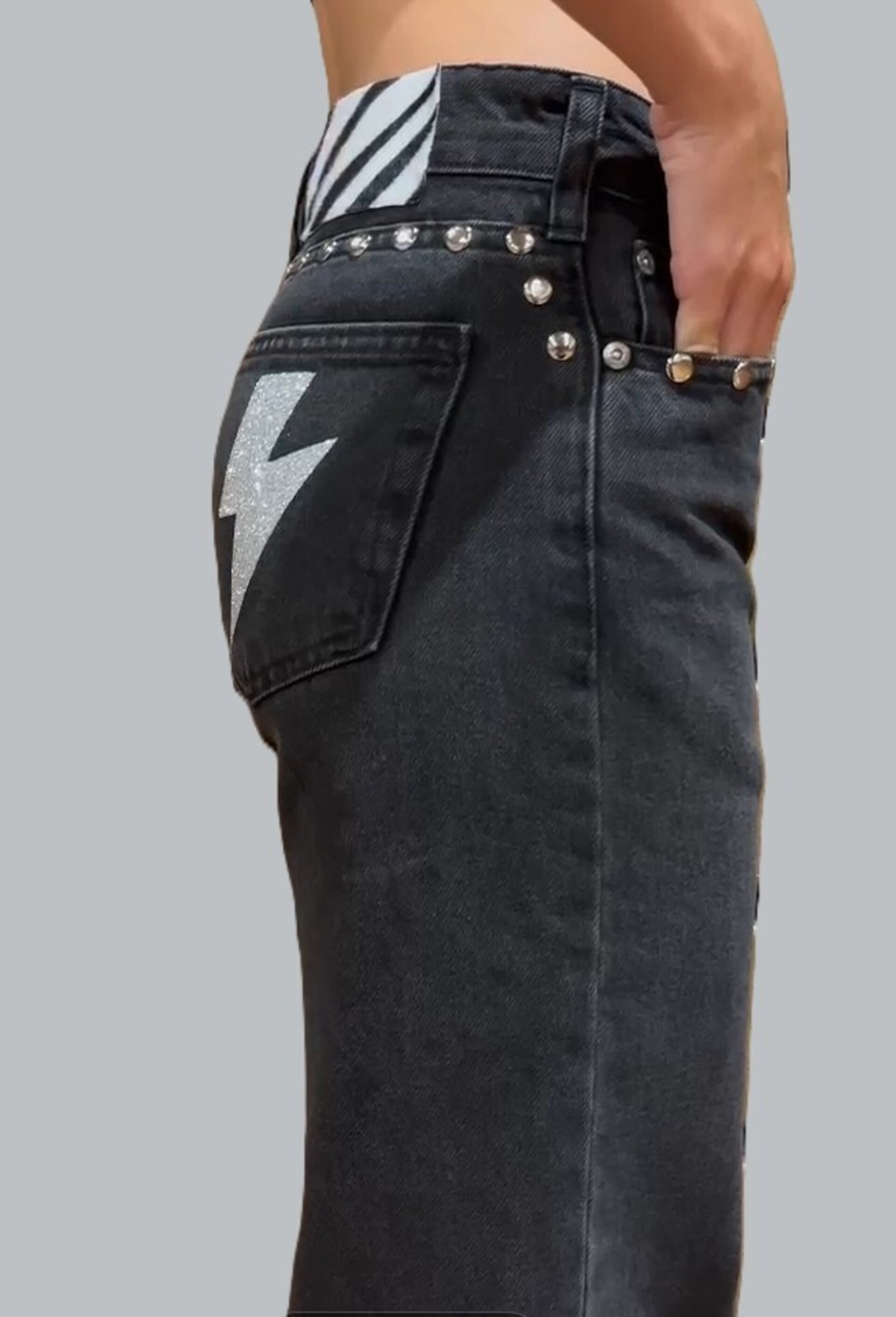 Jeans Zebra Metalic (leer descripción de rayo)👇 - 2