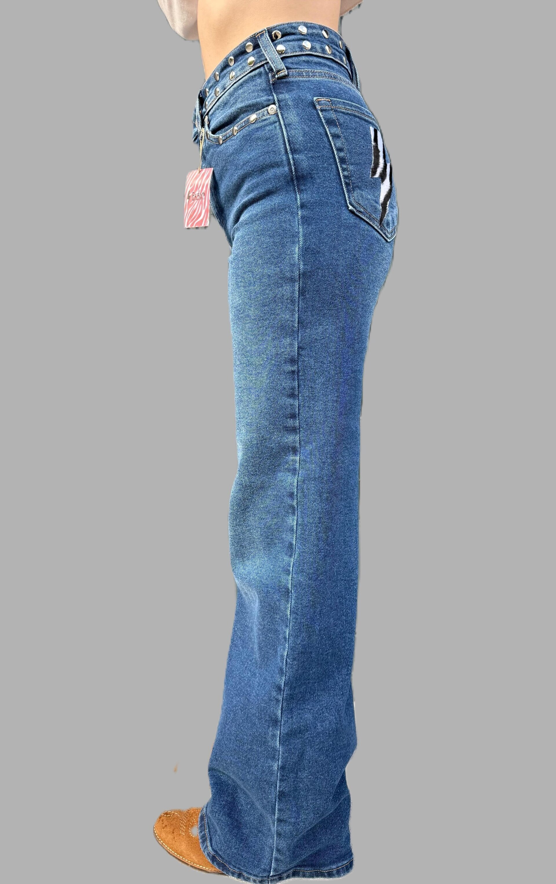 Jeans Zebra Rebel TIRO ALTO(leer descripción de rayo)👇 - 4