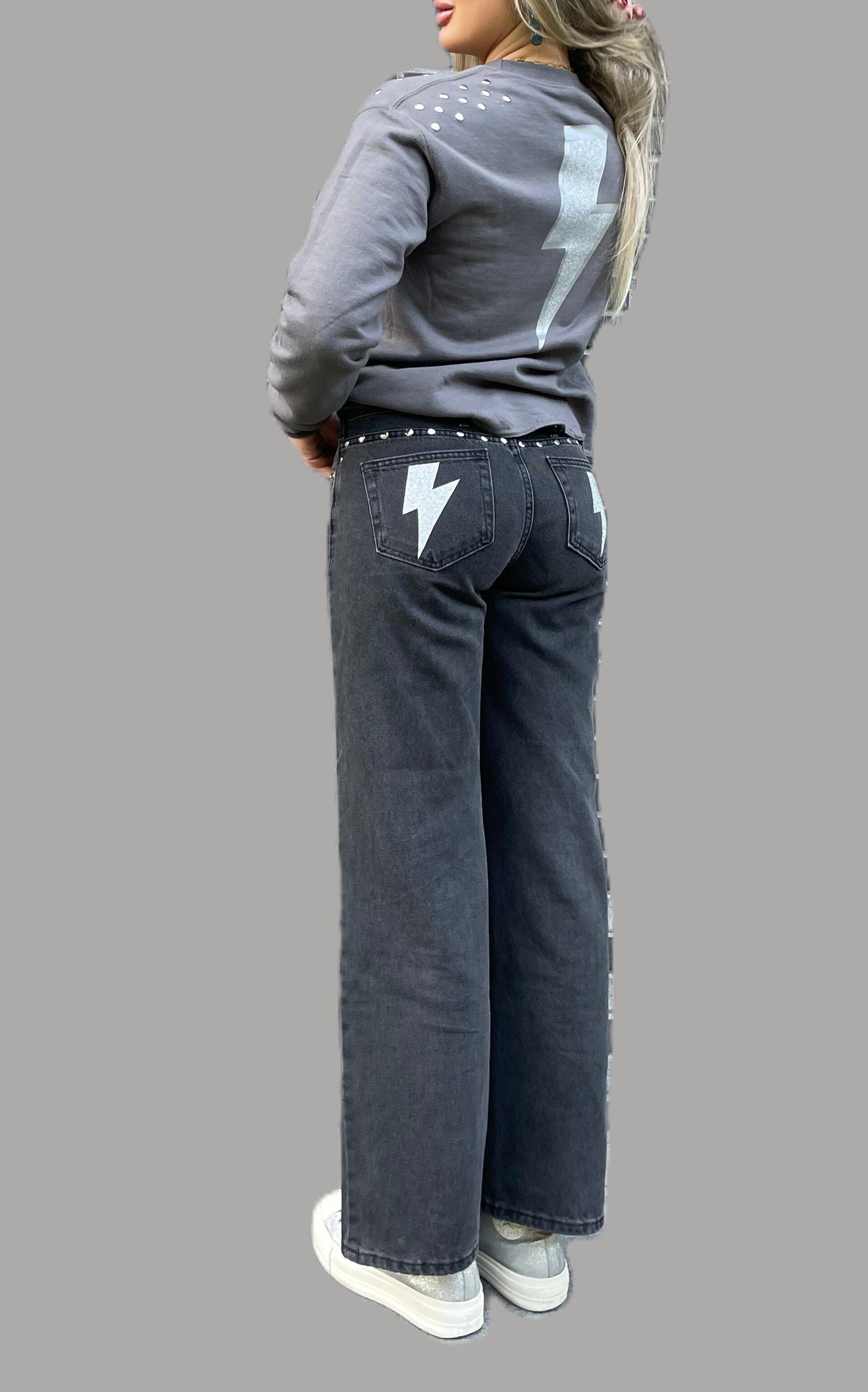 Jeans Zebra Metalic (leer descripción de rayo)👇 - 6