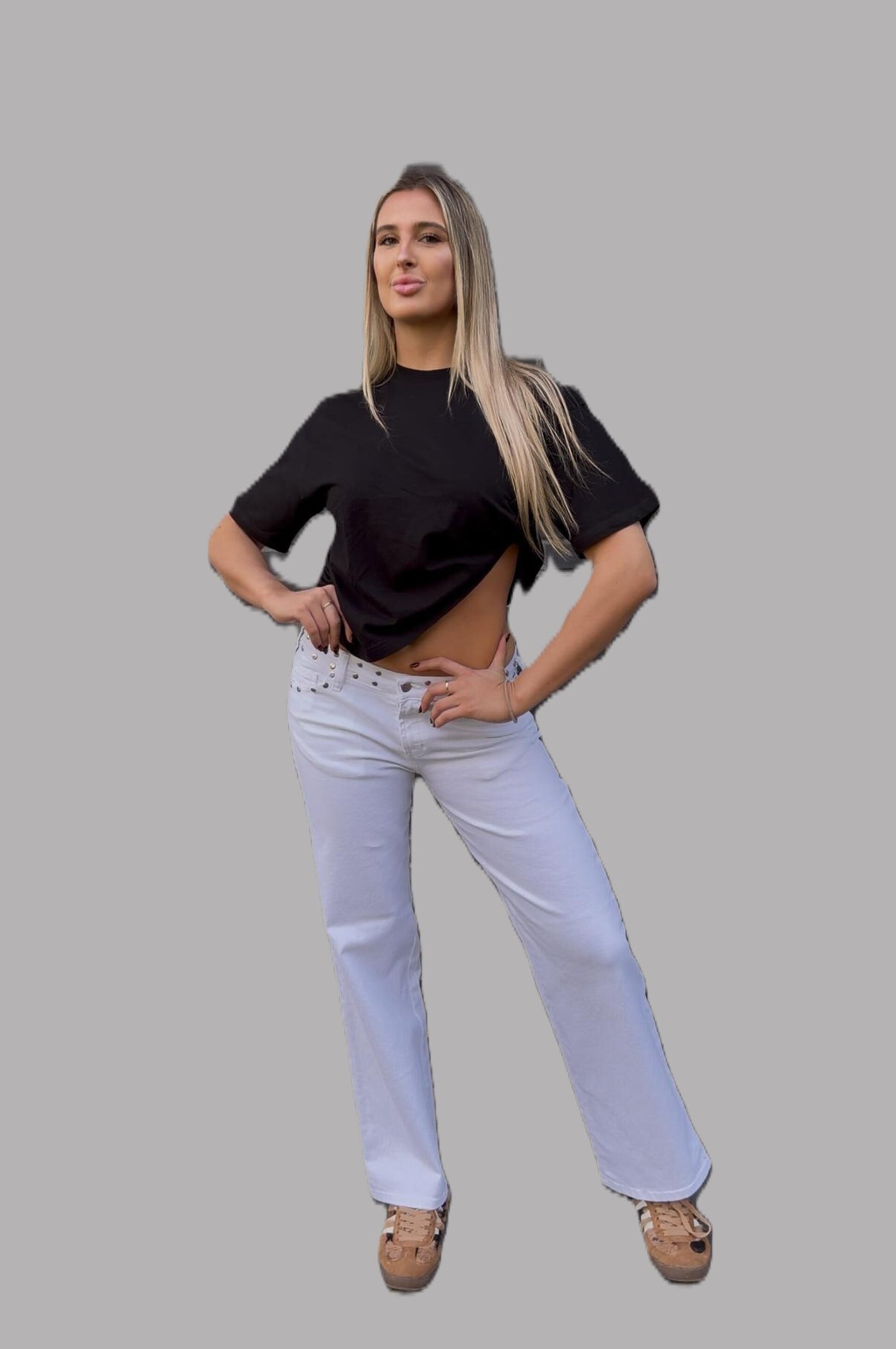 Jeans Zebra Rebel Blanco (leer descripción de rayo)👇 - 1