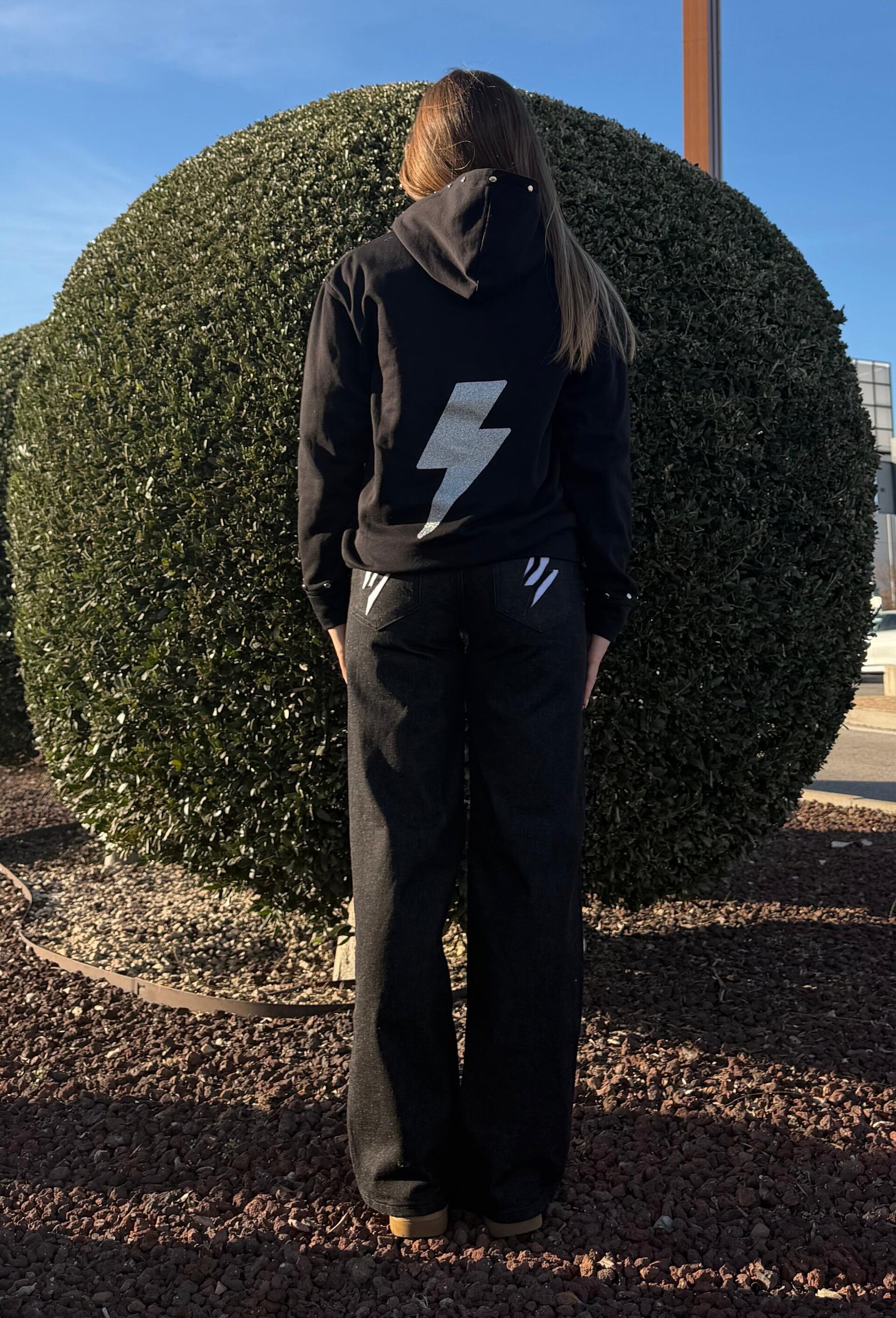 Hoodie Helena Negra - 5