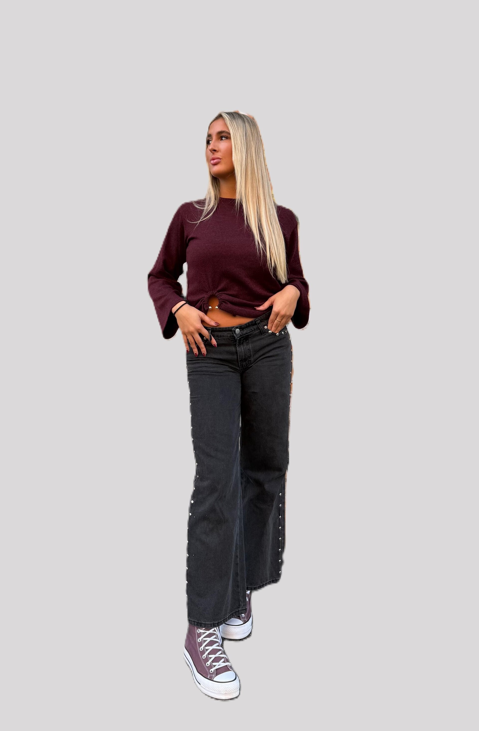 Jeans Zebra Metalic Punk - 2