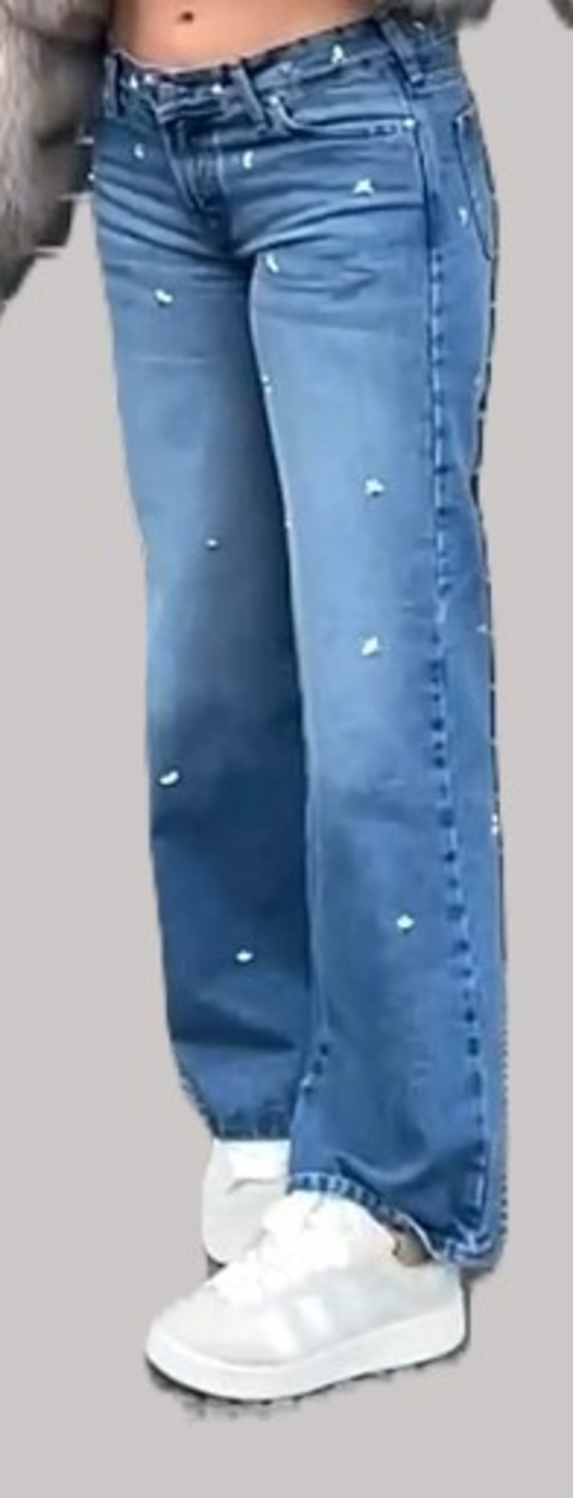 Jeans Zebra Stella AZUL(leer descripción de rayo)👇 - 5
