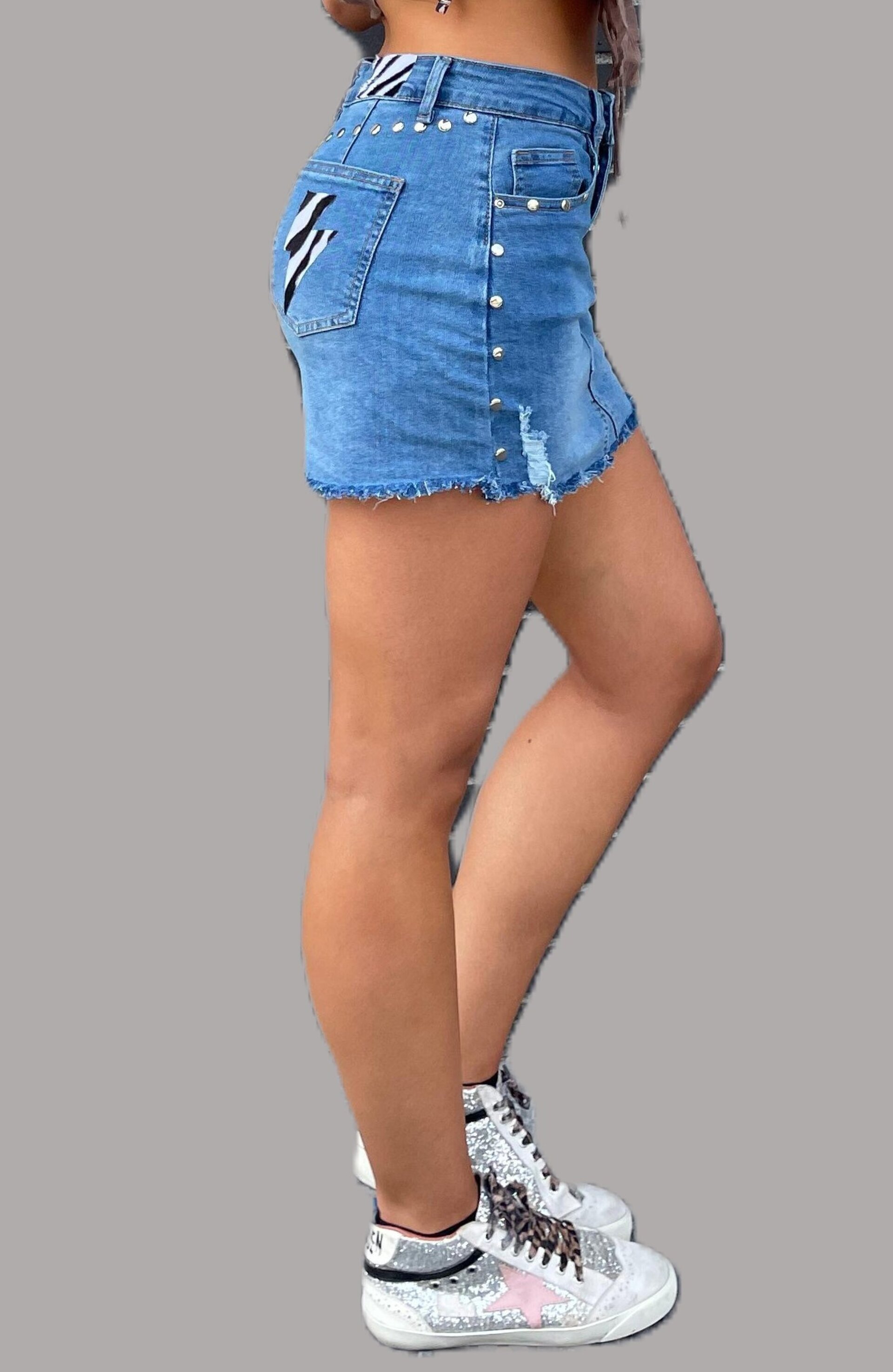 Short Falda zebra Nora (leer descripción de rayo)👇 - 5