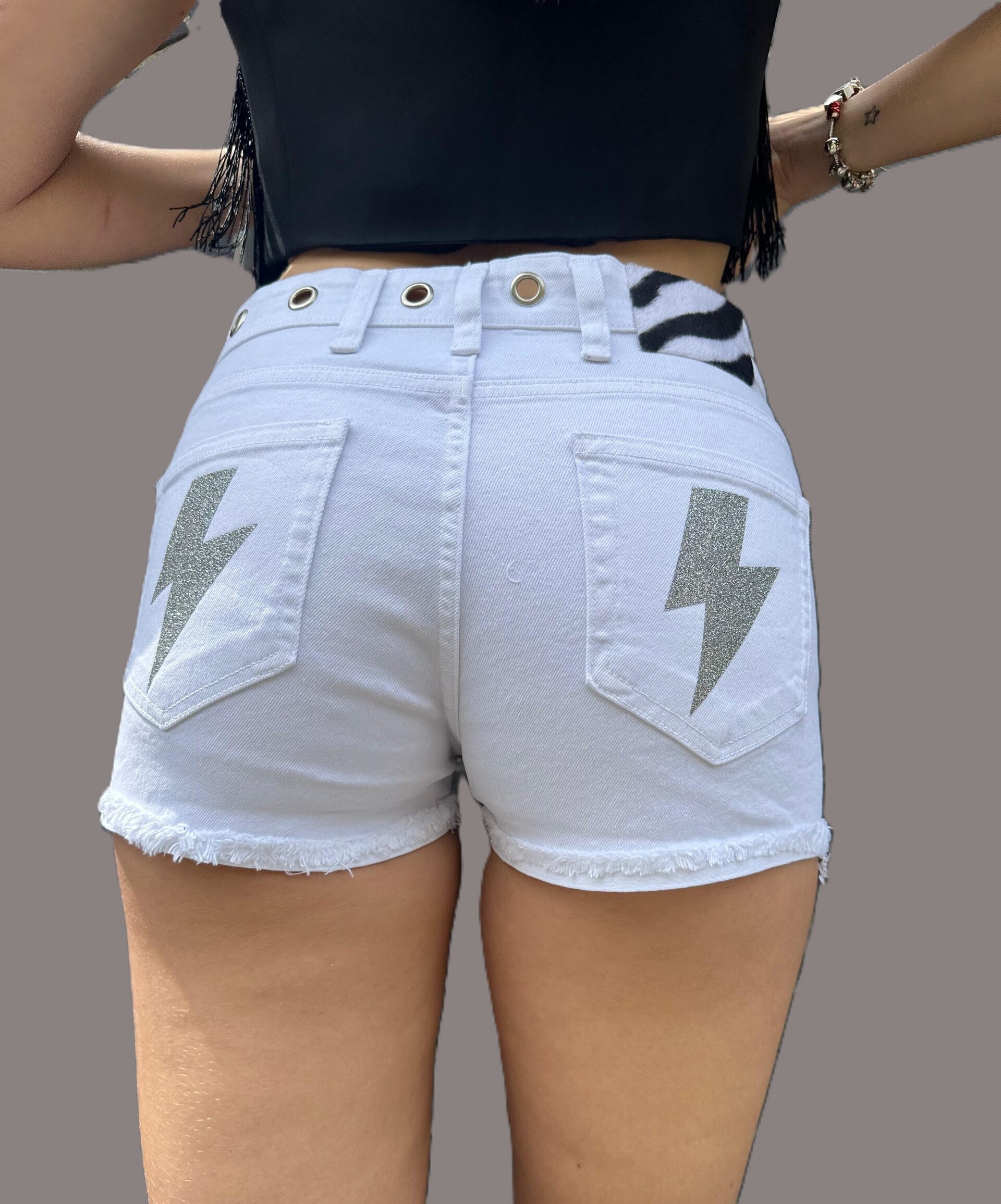 Short zebra Vandal Blanco (leer descripción de rayo)👇 - 5