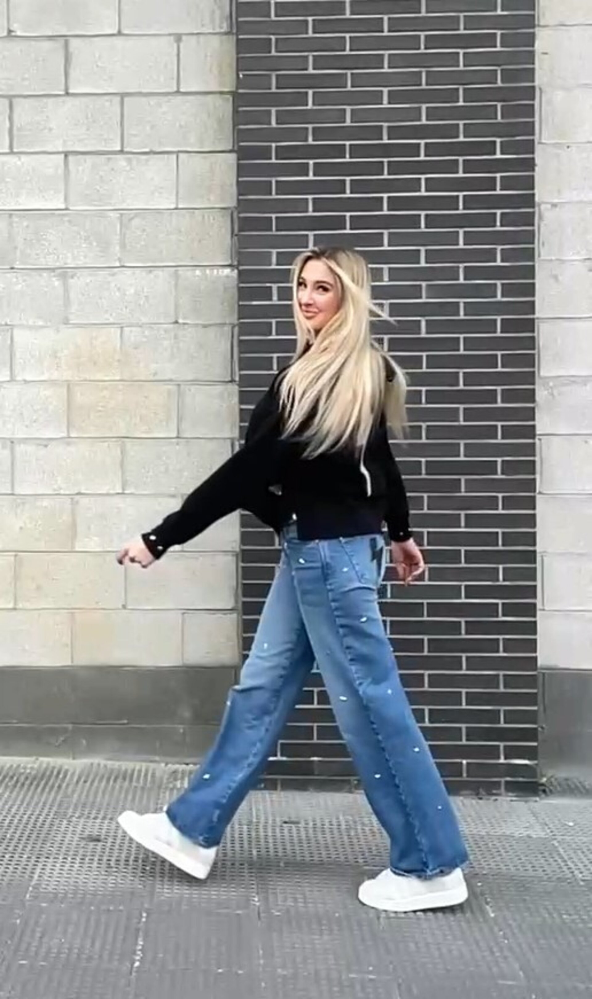 Jeans Zebra Stella AZUL(leer descripción de rayo)👇 - 3