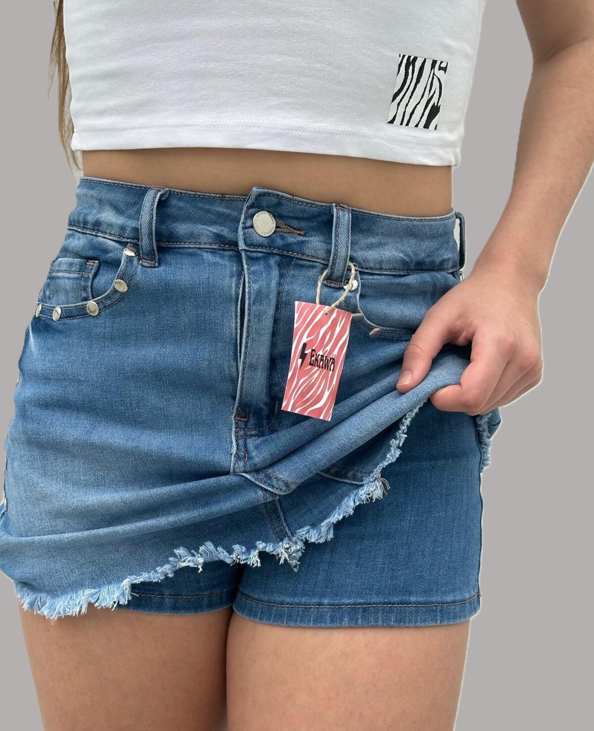 Short Falda zebra Nora (leer descripción de rayo)👇 - 2