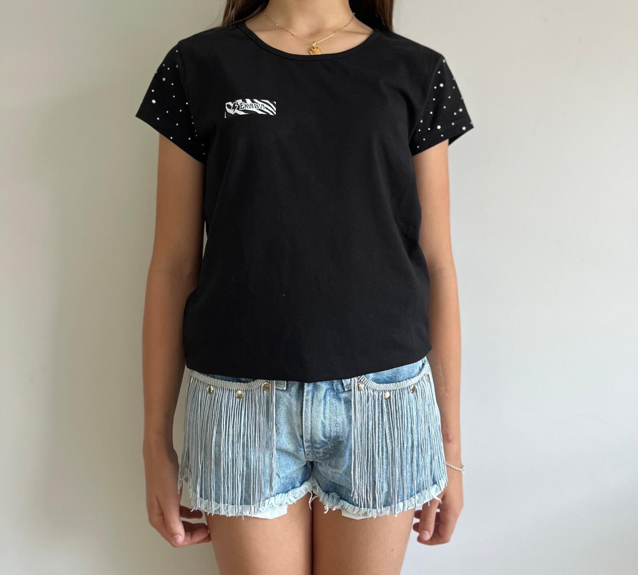 Top Zebra Rock Strass - 2