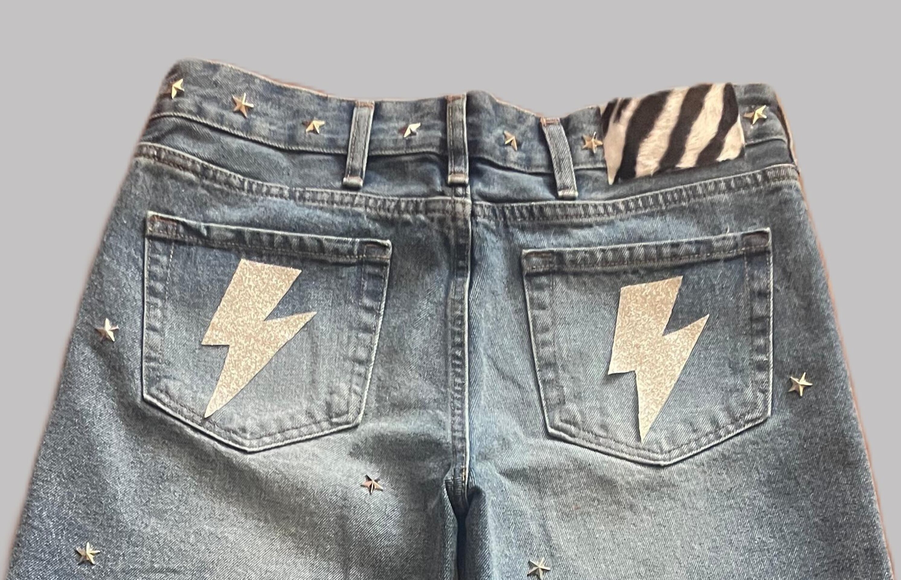 Jeans Zebra Stella AZUL(leer descripción de rayo)👇 - 6