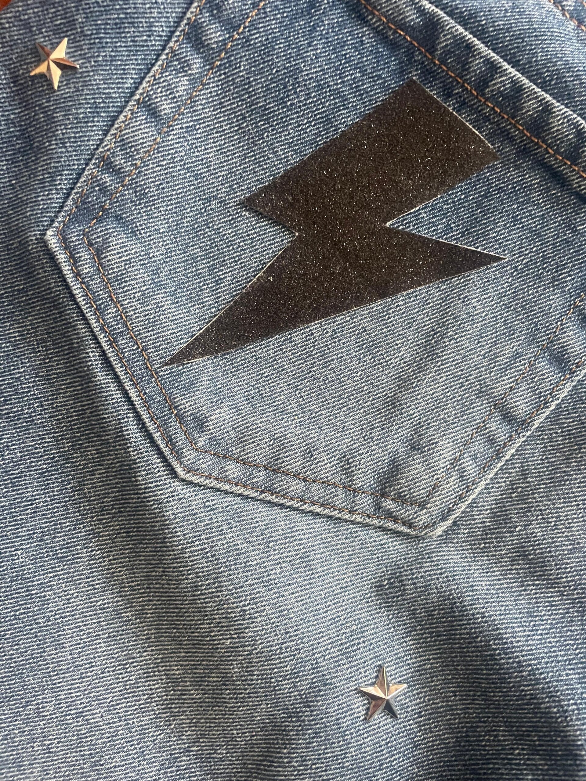Jeans Zebra Stella AZUL(leer descripción de rayo)👇 - 7